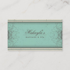 Floral Muster Damask Elegantes modernes, elegantes Visitenkarte