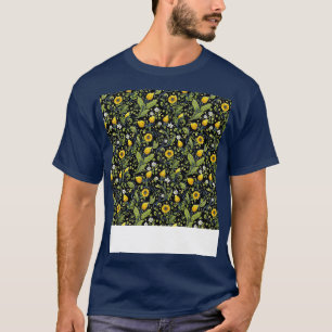 Floral Nahtloses Muster Boho Blume Hübsche Rose Wi T-Shirt