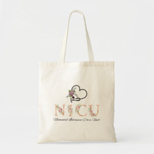 Floral NICU Nurse Tragetasche