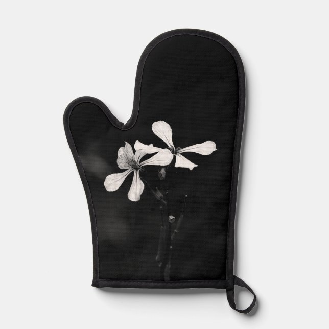 floral noir et blanc minimal (Recto)