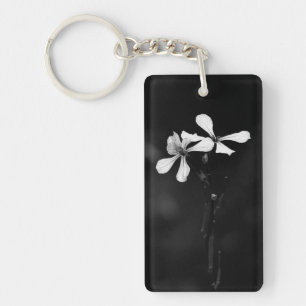 floral noir et blanc minimal