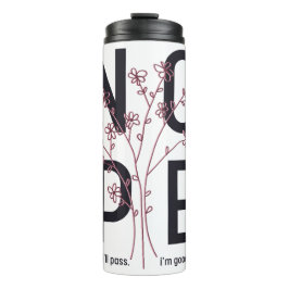 Floral Nope Thermosbecher