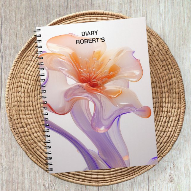 Floral notebook, gift for florists, flower notes notizblock (Von Creator hochgeladen)