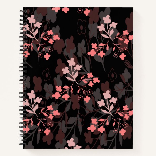 Floral notebook notizbuch (Vorderseite)