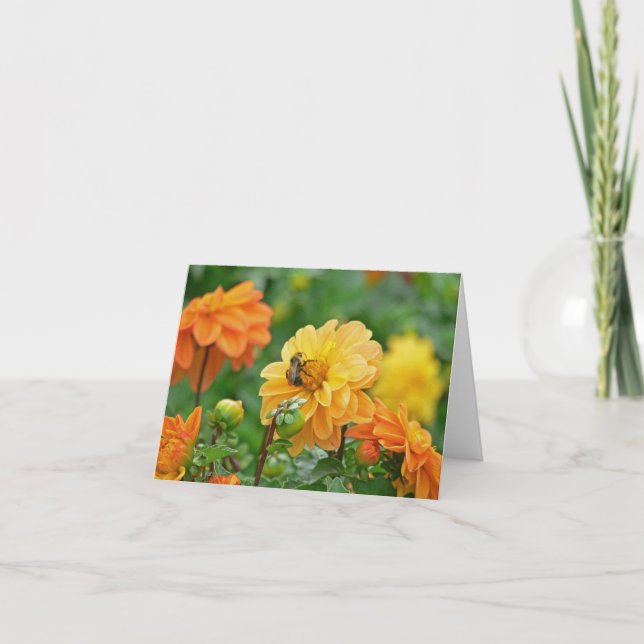 "FLORAL NOTECARD" (FOTOG) KARTE (Vorderseite)