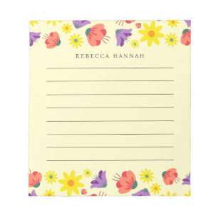 Floral Notepad Notizblock