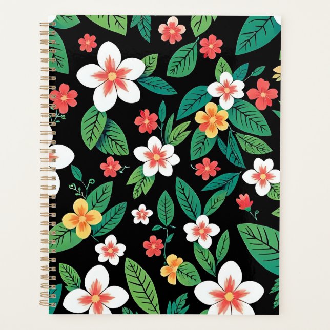 floral notepad planer (Vorderseite)