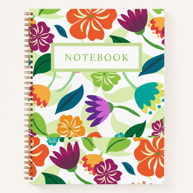 floral notizbuch (Vorderseite)