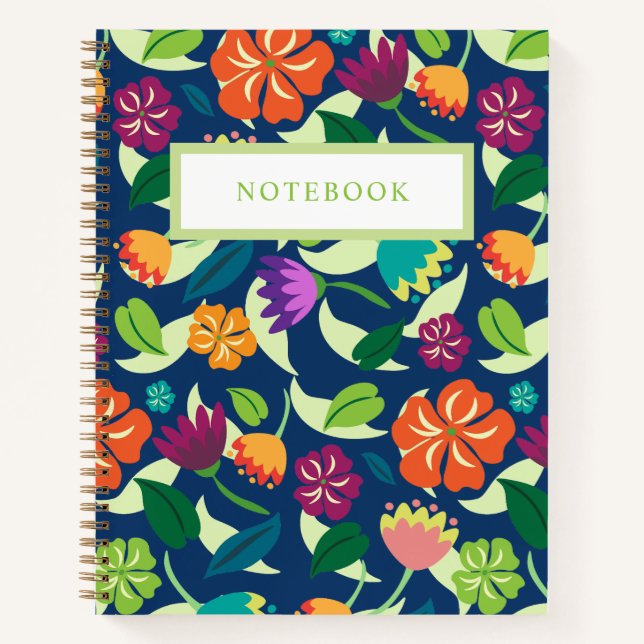 floral notizbuch (Vorderseite)