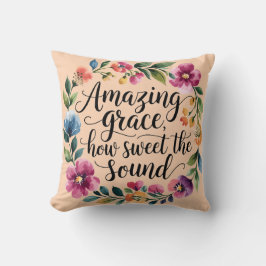 Floral Orange Phantastisch Grace Kissen