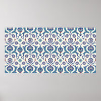 Floral Ornamental pattern. Traditional Arabic seam