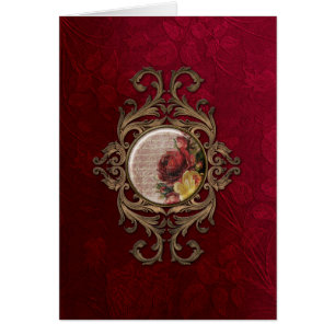 Floral orné vintage