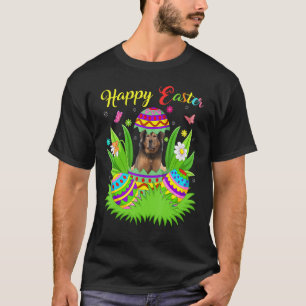 Floral Ostereier Tibetan Mastiff Dog Oster T-Shirt