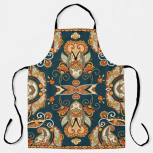 Floral Paisley Bandanna: Traditionelle Ornament Schürze