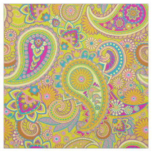 Floral Paisley nahtloses Muster I + Ihre Ideen Stoff