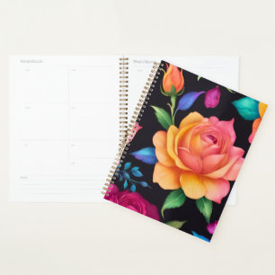 Floral Patern Rose Planer