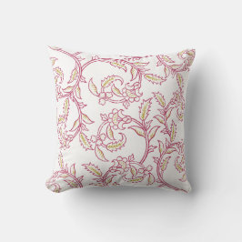 Floral Pattern Decorative Pillow – Elegant Botanic Kissen