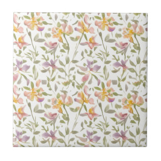 Floral Pattern Freesia Blume Fliese