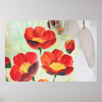 Floral pattern in the form of abstraction. Designe