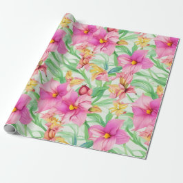 Floral Pattern Naupaka Blume Geschenkpapier