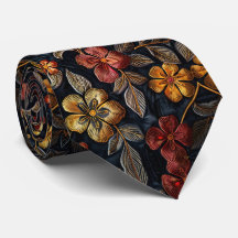 Floral Pattern Schwarzes Fett Fall Blume