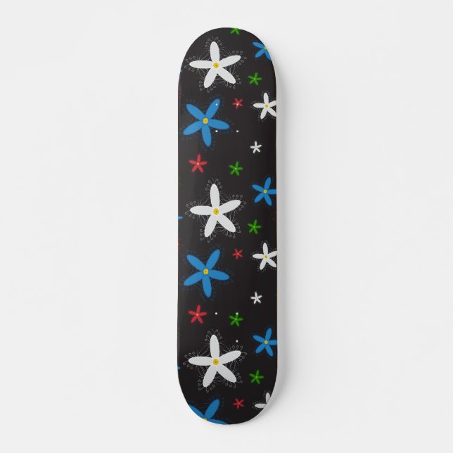 Floral Pattern  Skateboard (Vorne)