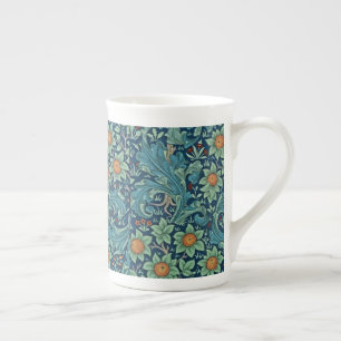 Floral Pattern William Morris Red Yellow Blue Gree Prozellantasse