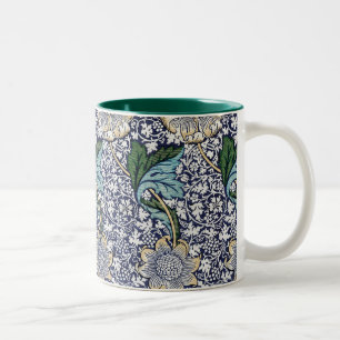 Floral Pattern - William Morris Zweifarbige Tasse