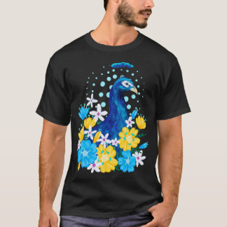 Floral Peacock T-Shirt