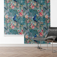 Floral Peacock Vintage Textur Aussehen Blume