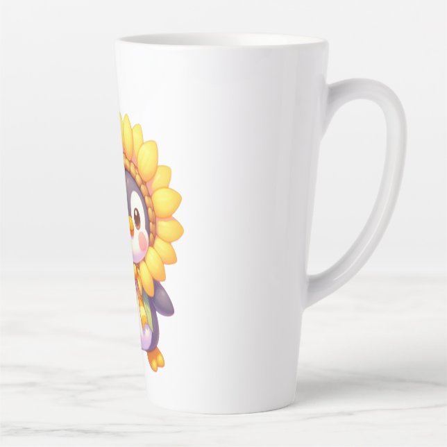 Floral Penguin Delight Milchtasse (Rechts)