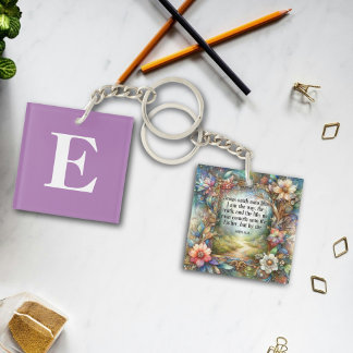 Floral Personnalisé Monogramme Inspiration Christi