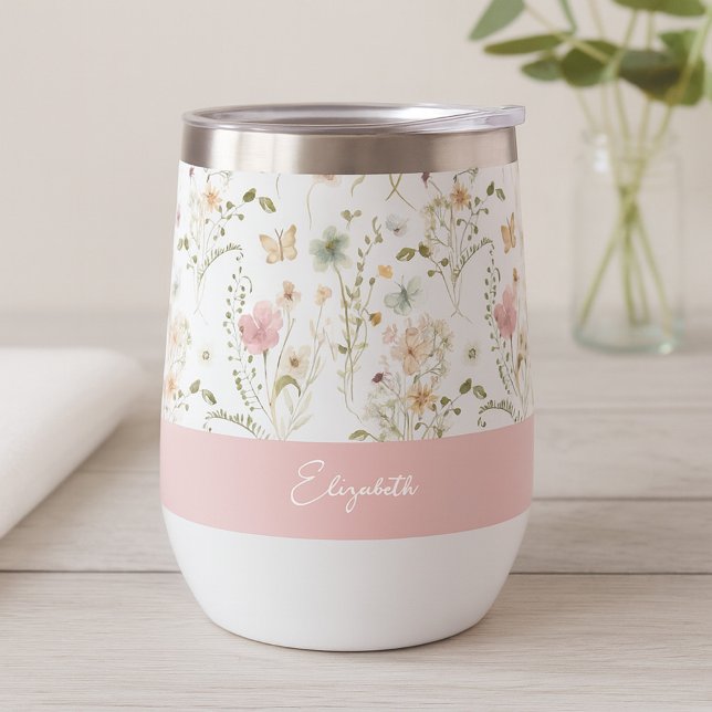 Floral Personnalisé Nom Fleur sauvage (Créateur téléchargé)