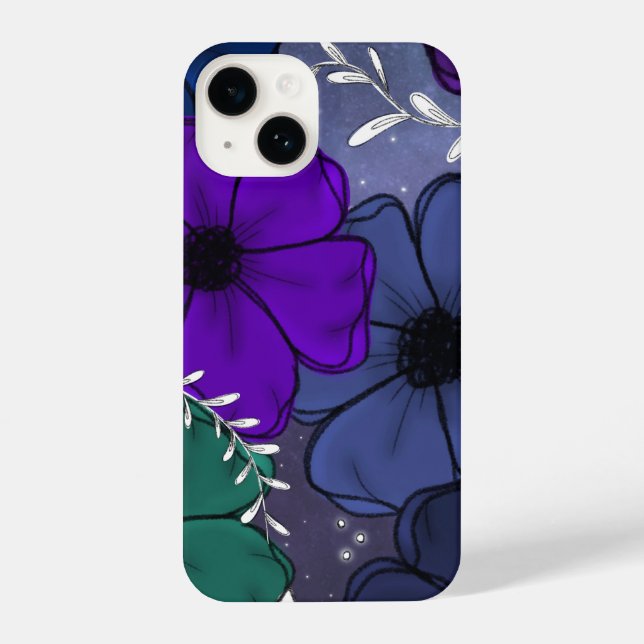 Floral phone case iPhone 14 hülle (Rückseite)