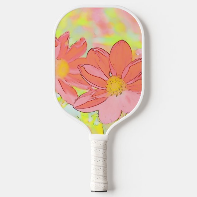 Floral Pickleball Paddle (Vorderseite)