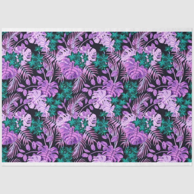 Floral Popular Elegante Modernes Gewehrpapier Seidenpapier (Vorderseite)