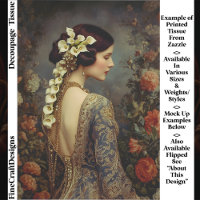 Floral Portrait & Calla Lillies EZ9R Dekoupage
