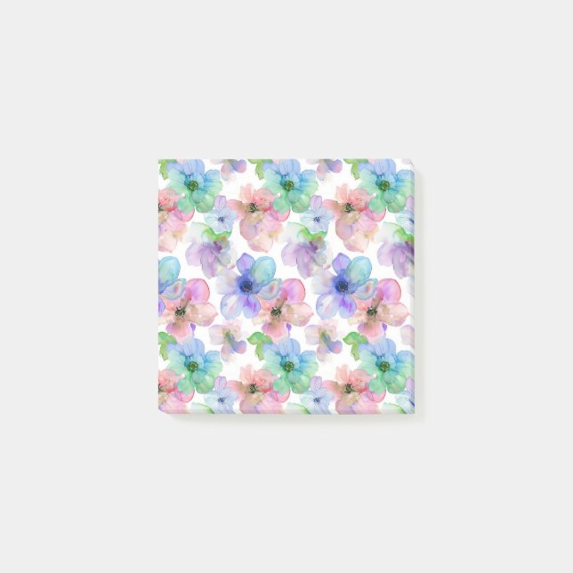 floral post-it klebezettel (Vorderseite)