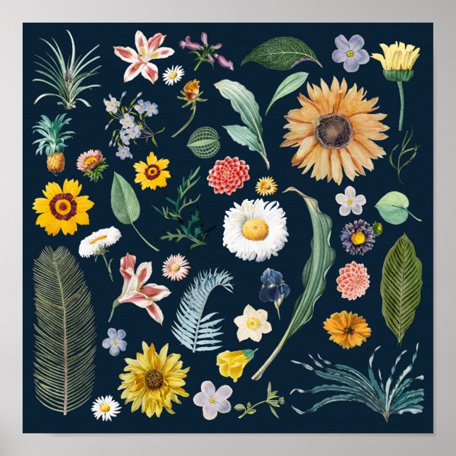 floral poster (Vorne)