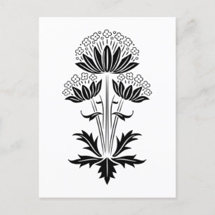 floral postkarte