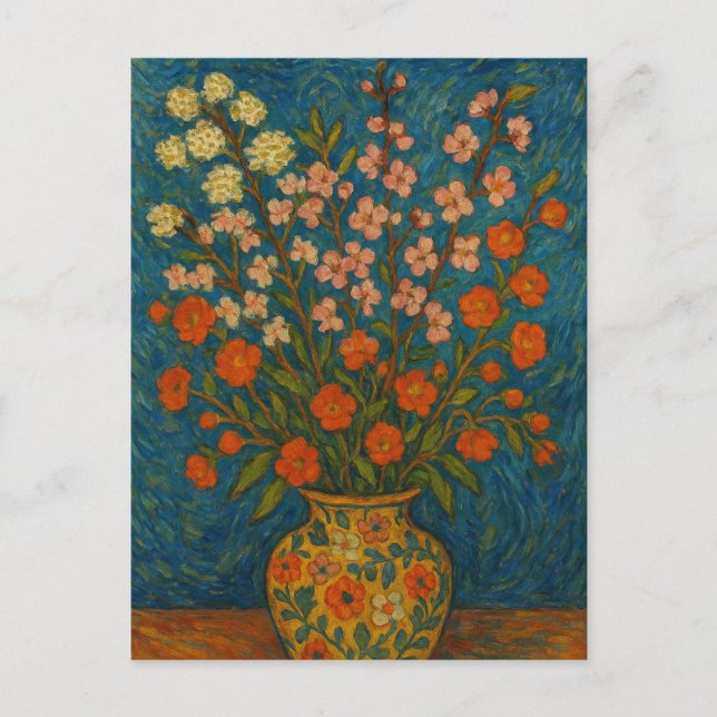 Floral Postkarte (Vorderseite)