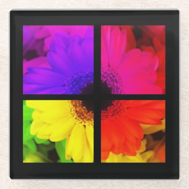 Floral Potpourri Glasuntersetzer (Vorderseite)