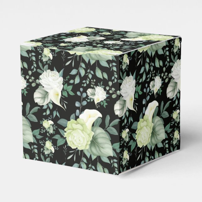 Floral Print Gastgeschenk Box Geschenkschachtel (Vorderseite)