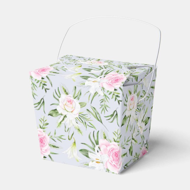 Floral Print Gastgeschenk Box Geschenkschachtel (Vorderseite)