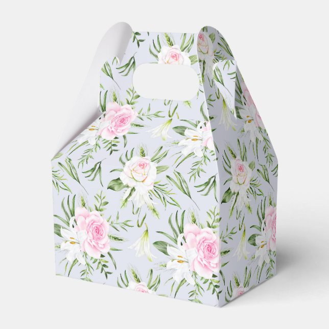 Floral Print Gastgeschenk Box Geschenkschachtel (Vorderseite)