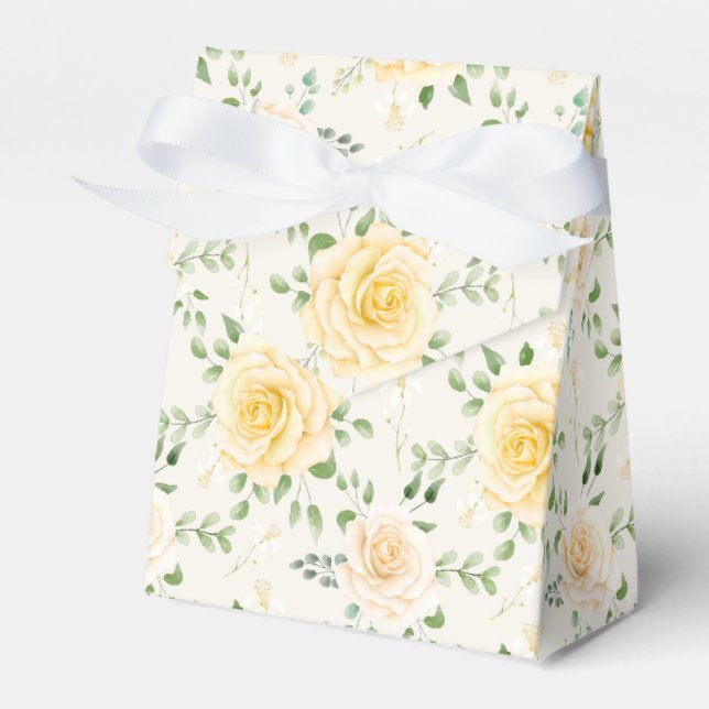 Floral Print Gastgeschenk Box Geschenkschachtel (Vorderseite)
