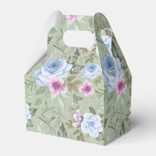 Floral Print Gastgeschenk Box Geschenkschachtel