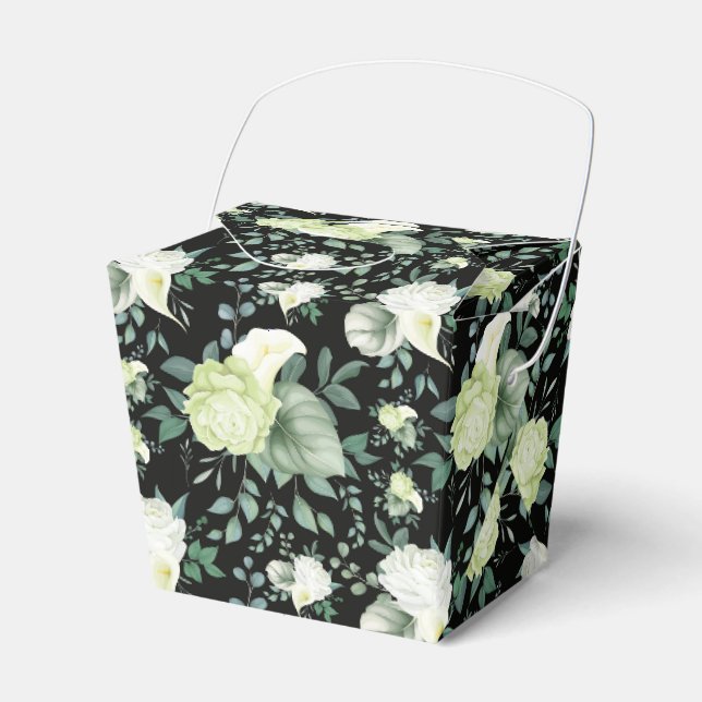 Floral Print Gastgeschenk Box Geschenkschachtel (Vorderseite)