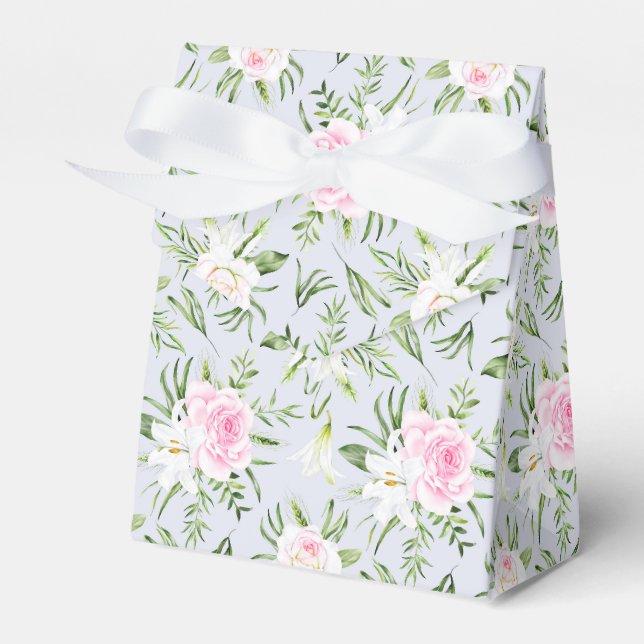 Floral Print Gastgeschenk Box Geschenkschachtel (Vorderseite)