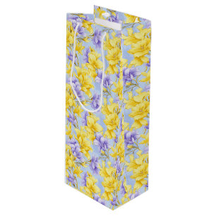 Floral Print Geschenktasche Geschenktüte Für Weinflaschen